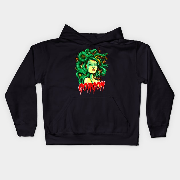 Gorgon Kids Hoodie by Elijah101